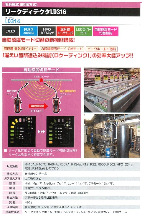 Asada アサダ リークディテクタ LD316