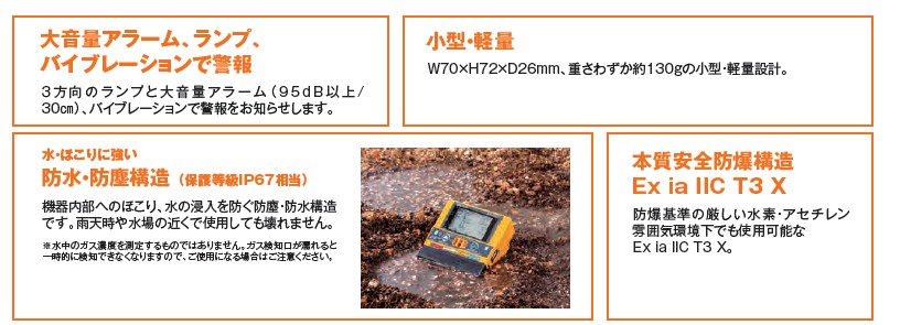 新コスモス電機 マルチ型ガス検知器(4ガスタイプ)可燃性ガス 新コスモス電機 マルチ型ガス検知器(4ガスタイプ)可燃性ガス